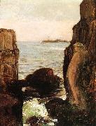 Childe Hassam, Nymph on a Rocky Ledge